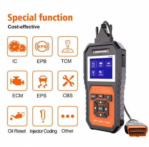 Tester Auto BMW KONNWEI KW480 – Diagnoză OBD2 Profesională | VALVIRTALEX® [1]