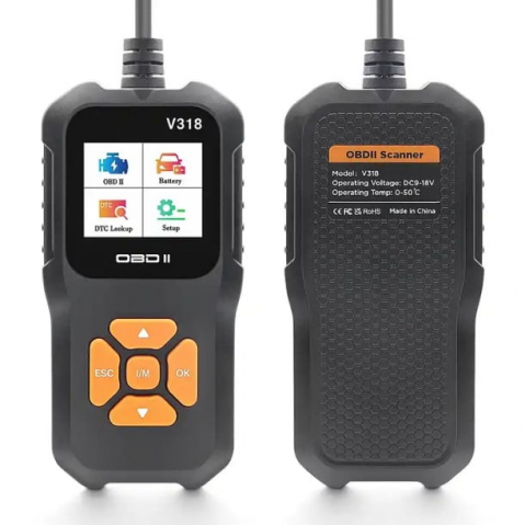 Tester Auto VALVIRTALEX® V318 – Diagnoză OBD2 cu Ecran LCD [1]