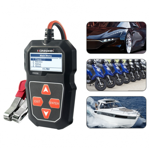 Tester baterie auto KONNWEI KW208 – Valvirtalex® [4]