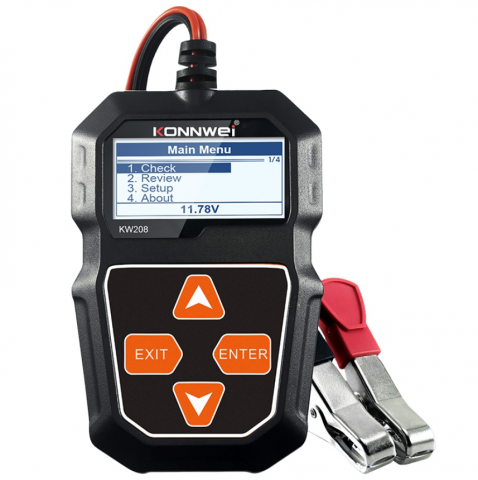 Testere & Diagnoze Auto - Tester baterie auto KONNWEI KW208 – Valvirtalex®