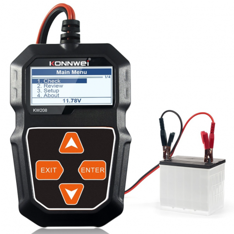 Tester baterie auto KONNWEI KW208 – Valvirtalex® [3]