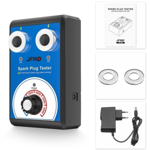 Tester bujii auto JFIND B0198-1 cu 2 orificii și frecvență reglabilă [3]
