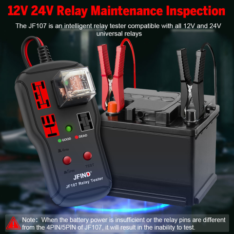 Tester Relee Auto J107 ValVirtalex 12V 24V [3]