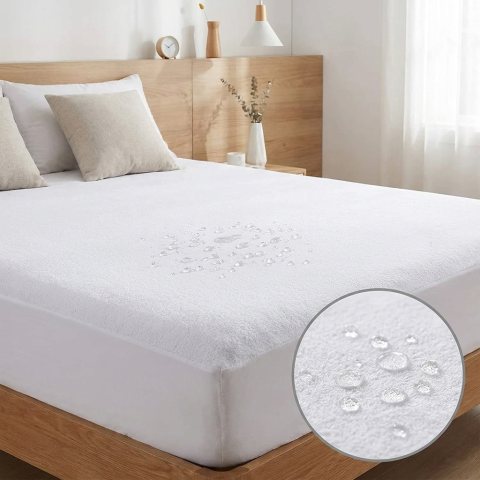 PROTECȚII HOTELIERE - Set 20 Protecții Saltea Impermeabile Premium Terry 100% Bumbac