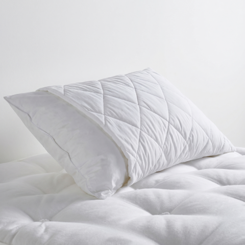 PROTECȚII HOTELIERE - Set 50 Protecții Pernă Matlasate Comfort cu Fermoar