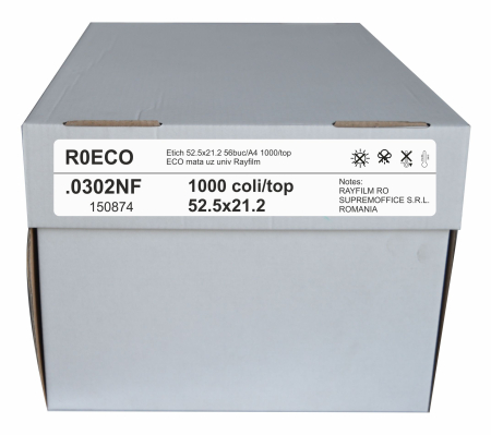 Everyday (hărt. uzuală) - Etichete autoadezive Rayfilm ECO 52.5x21.2 1000/top