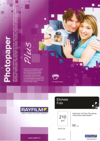 Semi-profesionale (Plus) - Hartie foto Rayfilm 10x15cm Plus glossy 210g