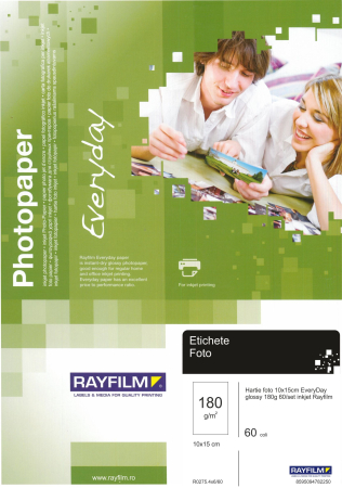 FOTO MEDIA - Hartie foto Rayfilm EveryDay glossy 10x15cm 180g