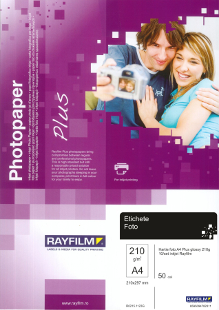 Plus - Hartie foto Rayfilm Plus A4 lucioasa 210g