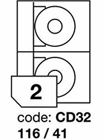 Everyday (hărt. uzuală) - Etichete autoadezive CD Rayfilm ECO 116x41