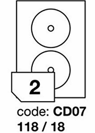 Everyday (hărt. uzuală) - Etichete autoadezive CD Rayfilm ECO 118x18