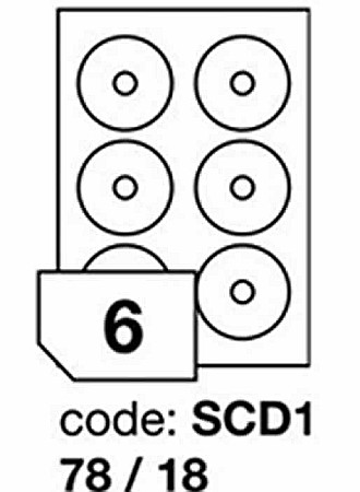Everyday (hărt. uzuală) - Etichete autoadezive CD Rayfilm ECO 78x18 mini