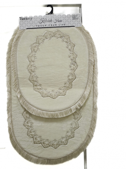 Set Covorase Baie 2 Piese Premium- Antiderapante 60x100cm [1]