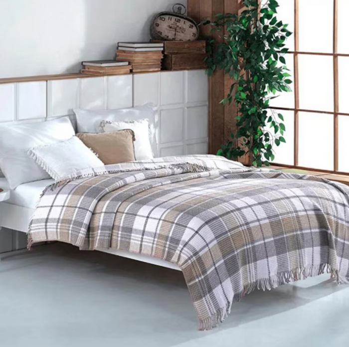 Patura pufoasa din bumbac multicolor -180x220Cm [1]