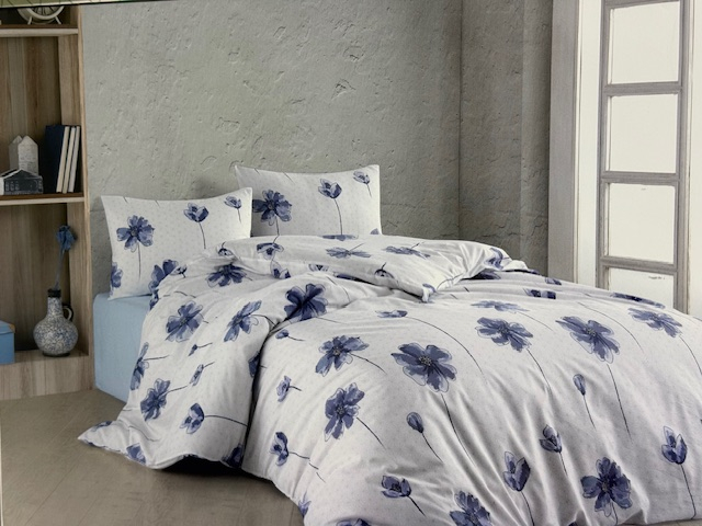 Lenjerie De Pat Dublu Premium, Bumbac 100%, 4 piese [1]