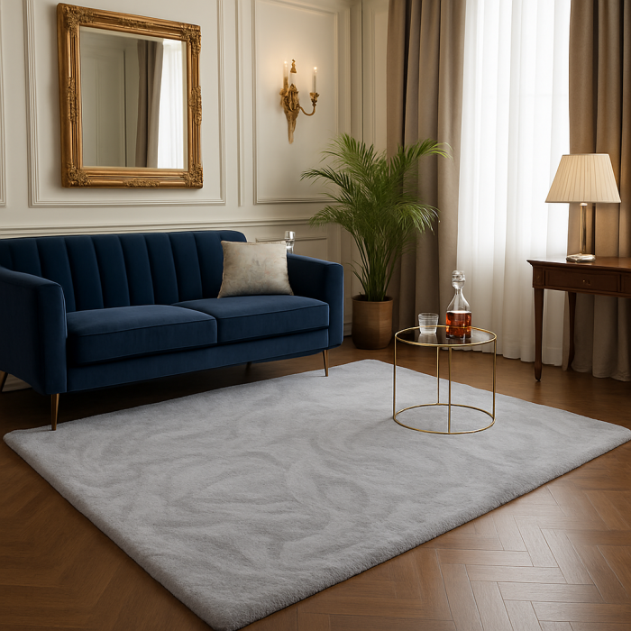 Covor din Blăniță Luxury Gri Deschis [1]