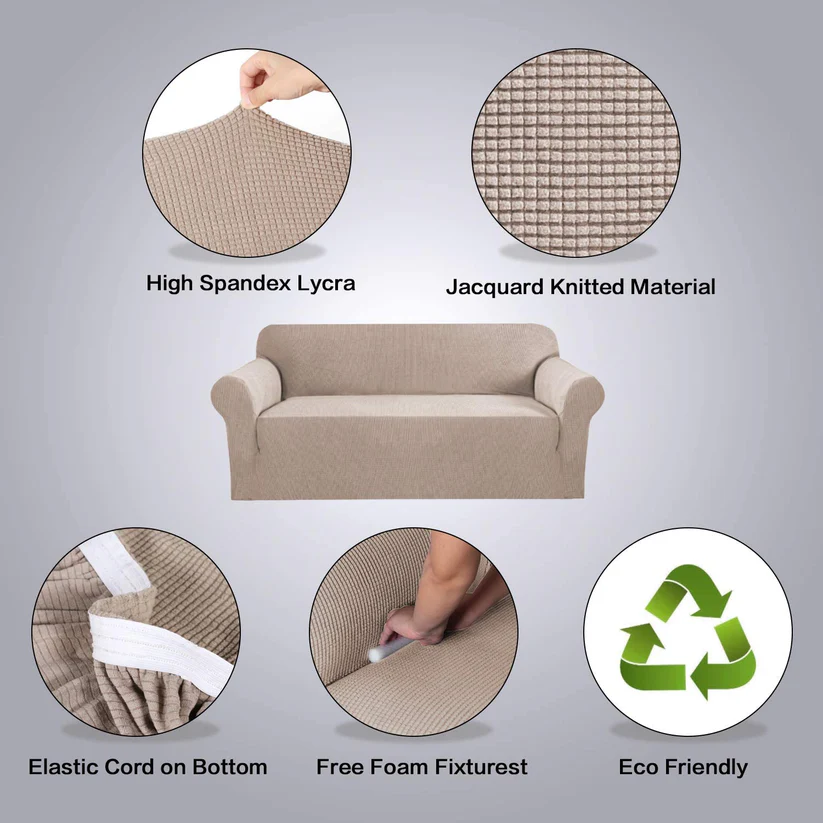 Husa Canapea 3 Locuri – Elastica, Lavabila, Antiderapanta [2]