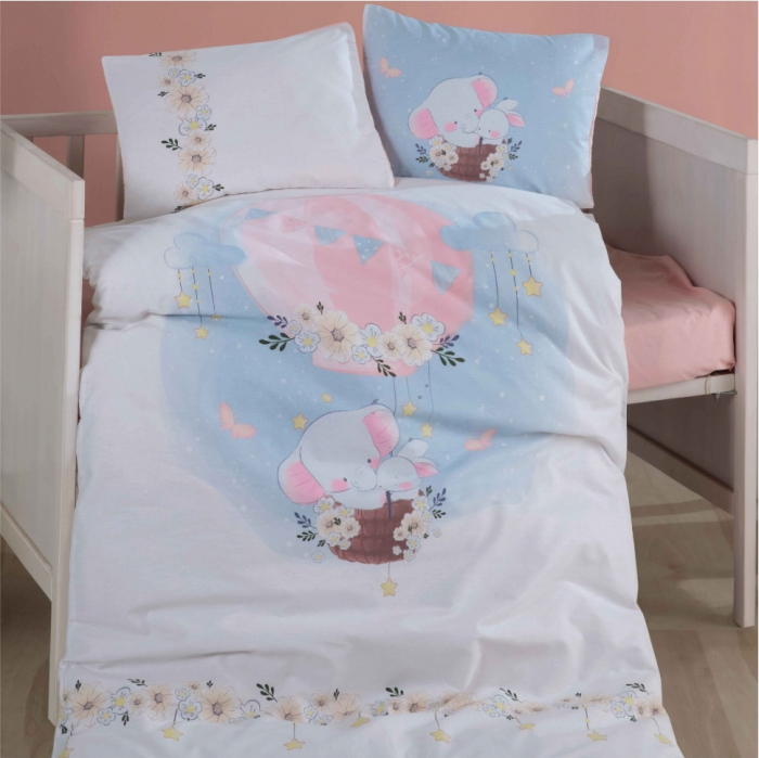 Lenjerie de pat pentru copii –model  Bambi  bumbac ranforce, 4 piese [2]