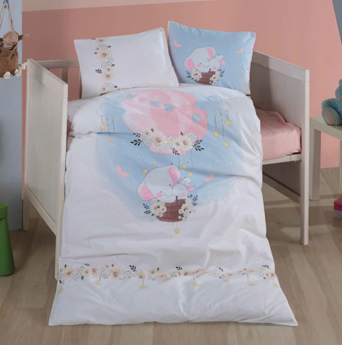 Lenjerie de pat pentru copii –model  Bambi  bumbac ranforce, 4 piese [3]
