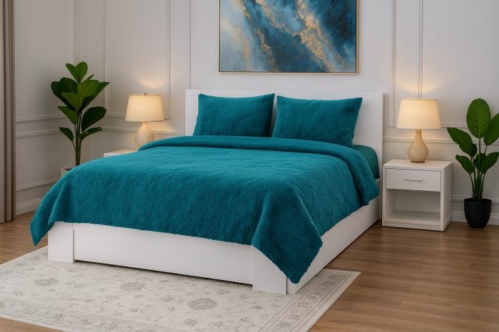 Lenjerie De Pat Dublu Cocolino Moale si Pufoasa- 200X220 Cm [1]