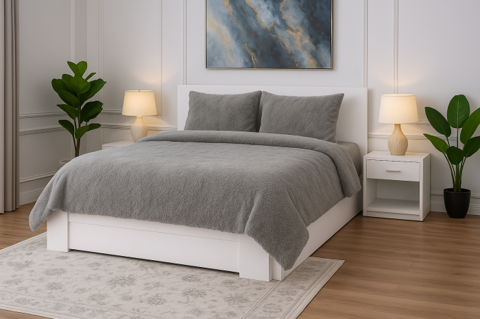 Lenjerie De Pat Dublu Cocolino Moale si Pufoasa- 200X220 Cm [1]