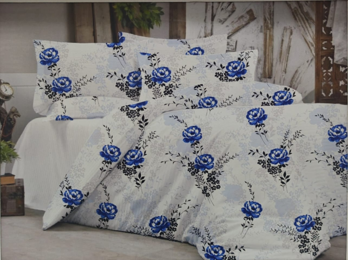 Lenjerie De Pat Dublu Premium, Bumbac 100%, 4 piese [1]