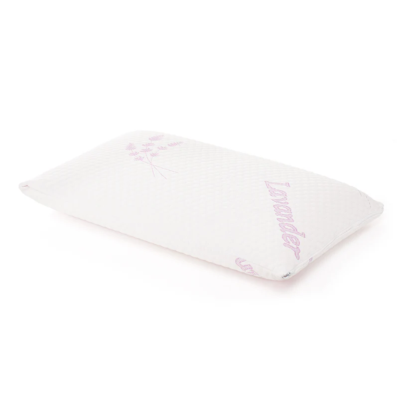 Pernă Memory Foam Tricot Lavender 40x70 cm – cu ulei de lavandă pentru somn odihnitor [2]