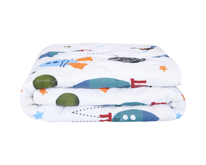 Pilota bumbac Somnart Rachete, 200x220cm, umplutura 300 gsm [2]