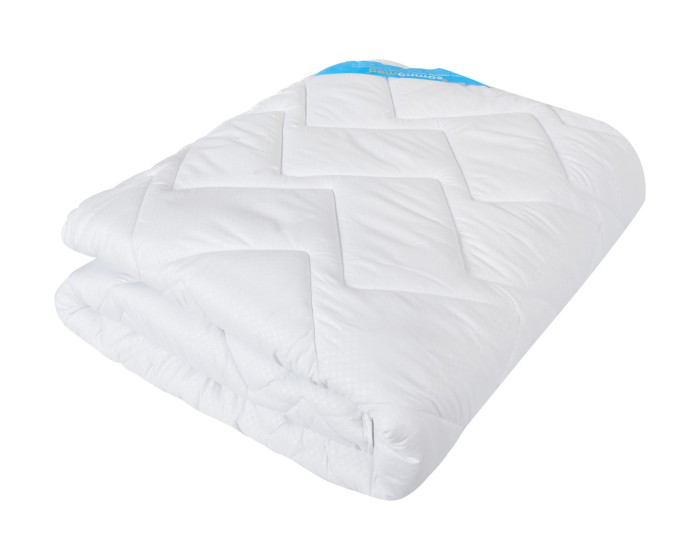 Pilota de iarna antiacarieni, Somnomed, microfibra alba, 200x220, umplutura groasa de iarna, 400 gsm [2]