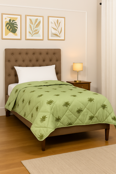 Pilotă de vară ușoară Aloe 150x210 cm, pat single [1]
