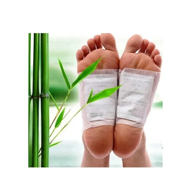 Set 10 plasturi detoxifianți pentru talpi KINOKI cu acid de bambus [4]