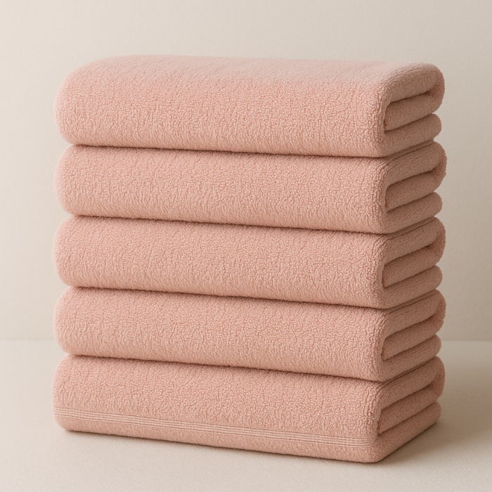 Set 5 prosoape Baie Bumbac 100%, 50x100 Cm – Moi și Absorbante [1]