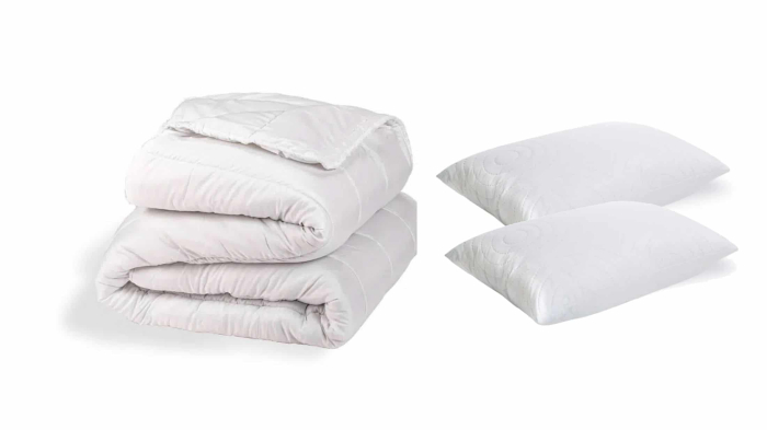 Set Confort Pilota 200x220 Cm + 2 Perne 50x70 Cm, Microfibra [1]