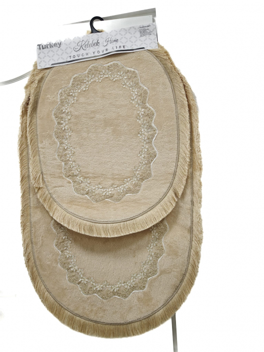 Set Covorase Baie 2 Piese Premium- Antiderapante 60x100cm [1]