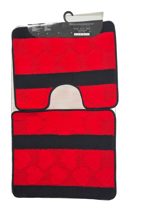 Set Covorase Baie 3 piese - Antiderapante 60x100cm [2]