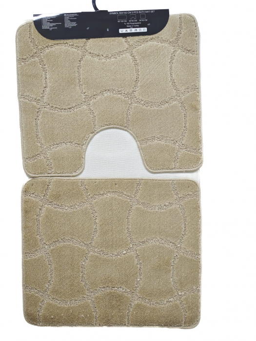 Set covorase baie 3 piese - Antiderapante 60x100cm [2]