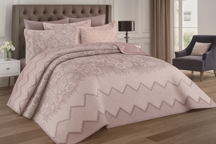 Set cuvertură de pat eleganta – Cuvertură Pat (240x260) + 2 Fețe Pernă (60x80) [1]