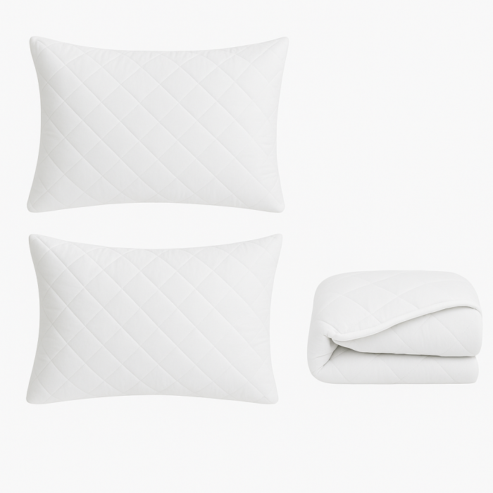 Set Pilotă Ranforce, 200x210 cm, bumbac 100% Premium + 2 Perne [1]