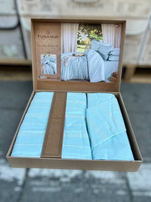 Lenjerie de pat dublu -Bumbac Damasc Premium [2]