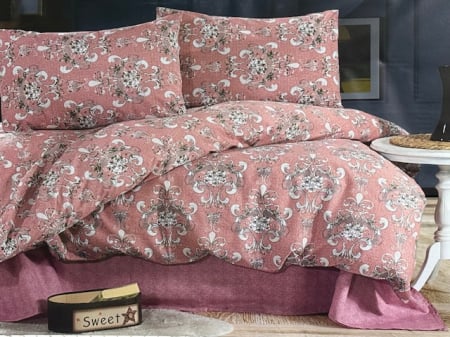 Lenjerii De Pat 100% Bumbac - Lenjerie De Pat Dublu Premium, Bumbac 100%, 4 piese