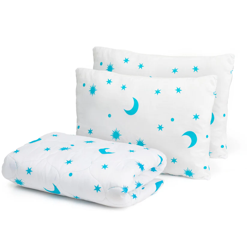 Oferta Speciala - Set Eco Pilota Imprimata 200x220 Cm +2 Perne 50x70 Cm
