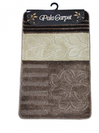 Articole Baie - Set covorașe de baie 3 piese antiderapante Maro 50x80 cm