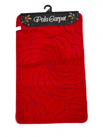 Articole Baie - Set covorașe de baie 3 piese antiderapante Rosu 50x80 cm