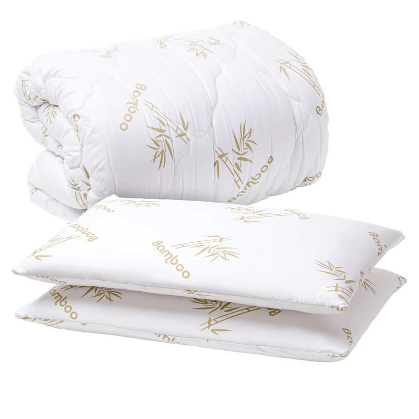 Oferta Speciala - Set Pilota Călduroasă 200x220 +2 Perne Memory Bambo 40x70 Cm
