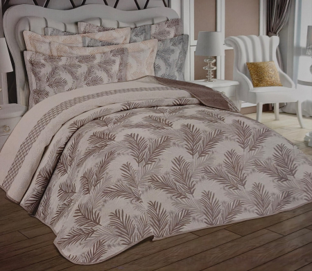 Cuverturi - Set Cuvertură Pat Deluxe – Cuvertură Pat (240x260) + 2 Fețe Pernă (60x80)