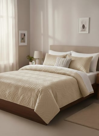 Cuverturi - Cuvertura De Pat Catifea Luxury + 2 Fete De Perna