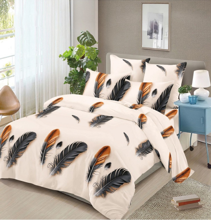 Lenjerie de pat 4 piese Finet 200x230 cm