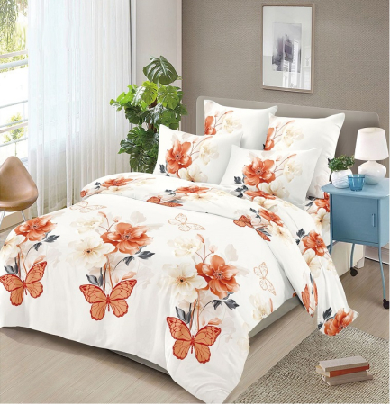 Lenjerii De Pat Bumbac Finet - Lenjerie de pat 4 piese Finet 200x230 cm