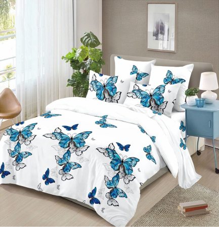 Lenjerii De Pat Bumbac Finet - Lenjerie de pat 4 piese Finet 200x230 cm