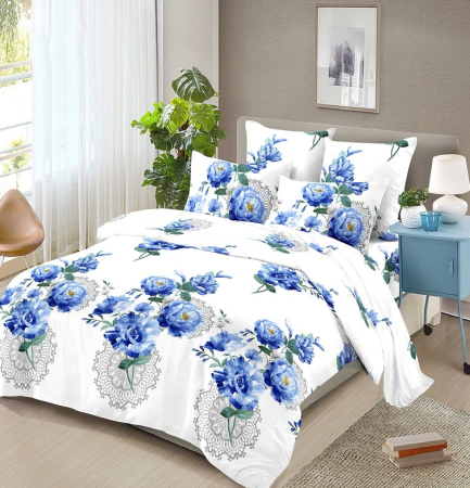 Lenjerie de pat 4 piese Finet 200x230 cm